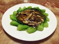 芳香四溢的香菇油菜做法图解8)