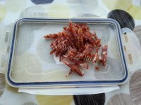 家常菜腊肠炒青蒜做法图解1)