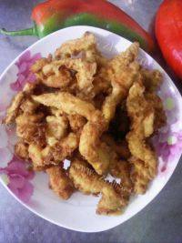 酥脆的炸鸡柳
