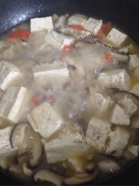 家常菜香菇豆腐做法图解6)
