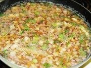 家常菜肉茸豆腐做法图解4)