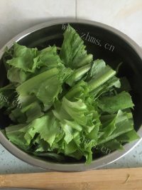 家常菜蒜蓉油麦菜做法图解1)