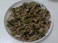 诱人的茄子炒肉丝