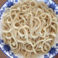 美味毛白菜拌面做法图解15)