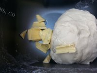 自制牛奶面包做法图解3)