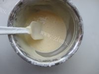 自制黑芝麻小蛋糕做法图解6)