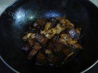 美味的百叶结烧肉