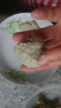 自己做的豆渣煎饼做法图解4)