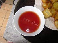 美味的菠萝咕噜豆腐做法图解7)