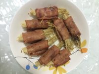 自制培根卷金针菇