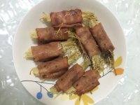 自制培根卷金针菇