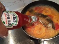 美味的酸木瓜煮鱼做法图解12)