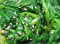 简单的凉拌菠菜做法图解3)