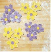 自己做的梅花蒸饺做法图解9)