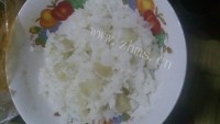 甜蜜的地瓜焖饭做法图解5)