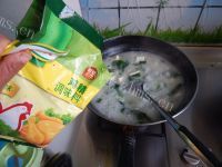 好吃的青菜豆腐年糕汤做法图解12)