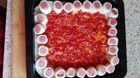 美味的火腿蔬菜披萨做法图解5)