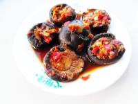 美味的烤香菇