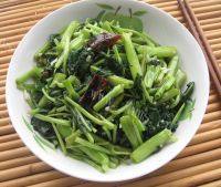 香气逼人的清炒空心菜