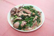 家常菜八爪鱼炒韭菜