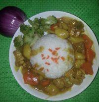 自制咖喱鸡腿饭
