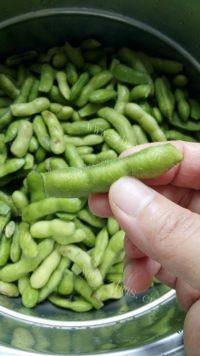 下酒菜盐水毛豆做法图解1)