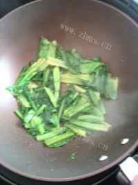 家常菜素炒油麦菜做法图解3)