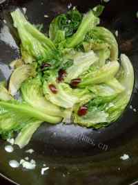 口感好的耗油生菜做法图解4)