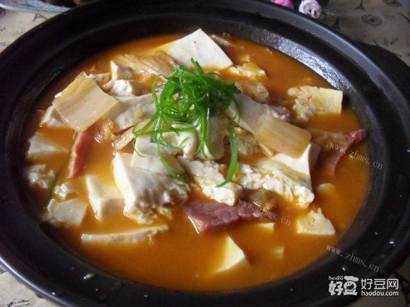 泡菜豆腐锅-清凉一
