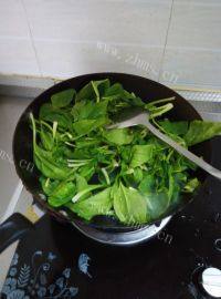 家常菜蒜蓉菠菜做法图解3)