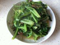 家常菜小白菜炒肉