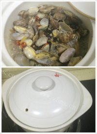 鲜香酒焖紫苏黄油花蛤做法图解7)