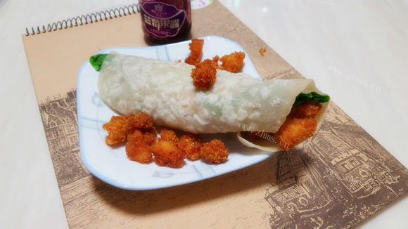 清淡的鸡肉卷