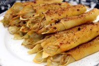 美味杏鲍菇豆皮卷做法图解13)