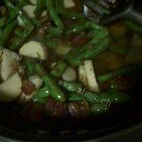 土豆豆角炖肉的做法图解八