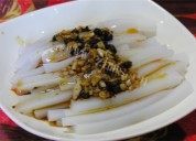 美味的老干妈拌凉粉