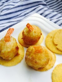 别样的鲜虾土豆泥做法图解10)