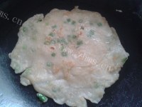 食欲满满的葱花饼