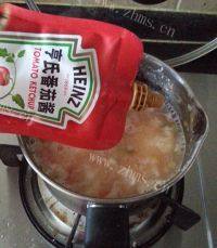 诱人的西红柿疙瘩汤做法图解6)