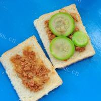 懒人版三文鱼罐头三明治的做法图解五
