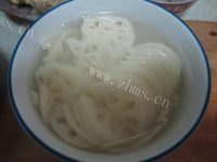 家常菜炝拌藕片做法图解1)