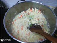 诱人的鸡刨豆腐做法图解8)