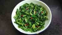 家常菜白灼油麦菜