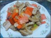 家常菜爆炒牛肚
