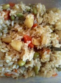 色泽鲜亮的咖喱焗饭做法图解3)