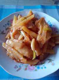 风味土豆丝焖葱花饼做法图解6)