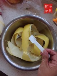 自制柚子皮糖做法图解3)