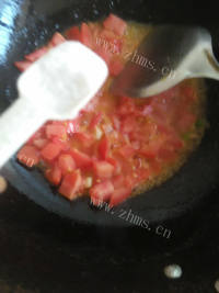 家常菜番茄豆腐做法图解4)