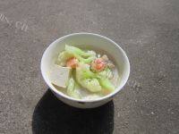 虾仁瘦肉豆腐菜花汤做法图解8)