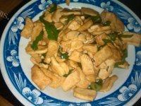 家常菜青椒炒豆干